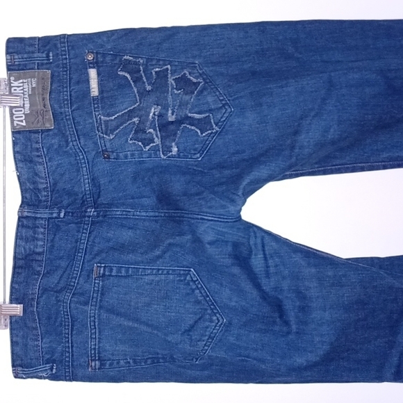 ZOO YORK Mens Button-Fly Jeans, 40W, 30L - Picture 1 of 7